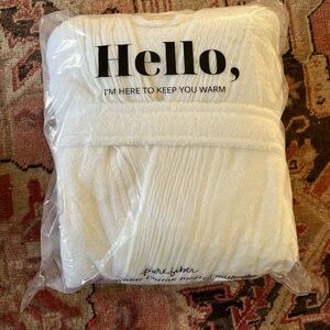 Turkish cotton bathrobe